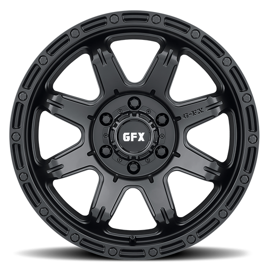 T30 790-5009-00 MB - G-FX Series TR30 17X9 5X127 / 5X139.7 ET 0mm Matte Black - G-FX Series Wheels Canada