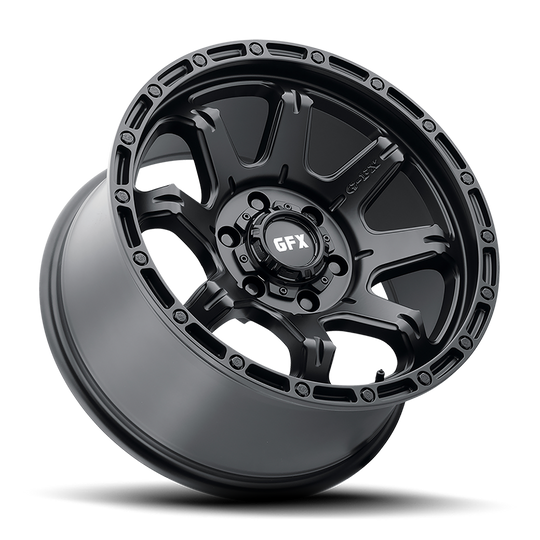 T30 790-6009-12 MB - G-FX Series TR30 17X9 6X135 / 6X139.7 ET 12mm Matte Black - G-FX Series Wheels Canada