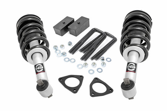 1319 2.5 Inch Lift Kit - Alu/Cast Steel - N3 Strut - Chevy/GMC 1500 (07-16) Rough Country Canada