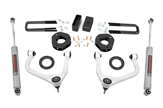 29531 3.5 Inch Lift Kit - Chevy Silverado 1500 2WD/4WD (2019-2023) Rough Country Canada
