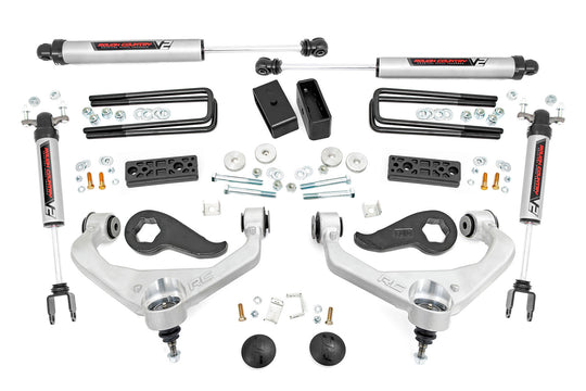 95670 3 Inch Lift Kit - UCAs - V2 - Chevy/GMC Sierra 3500 HD/Silverado 3500 HD (20-23) Rough Country Canada