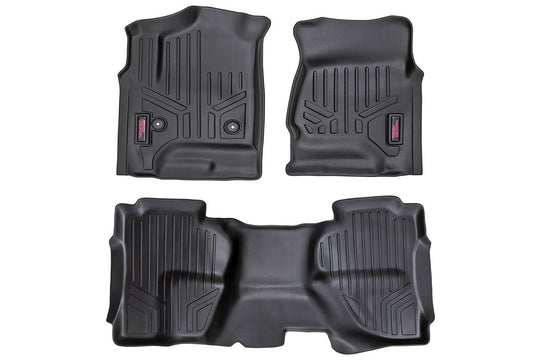 M-21412 Floor Mats - FR & RR - Ext Cab - Chevy/GMC 1500/2500HD/3500HD 2WD/4WD Rough Country Canada