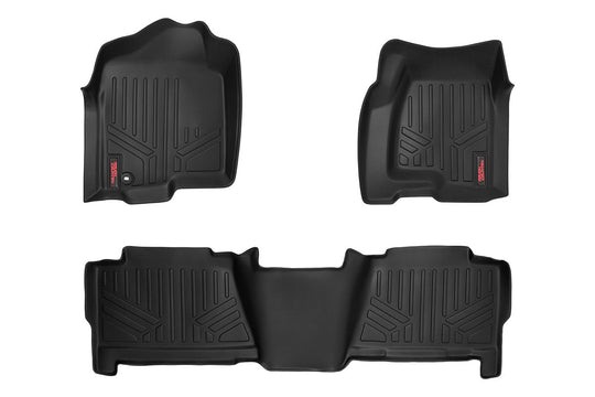 M-29913 Floor Mats - FR & RR - Crew Cab - Chevy/GMC 1500 (99-06 & Classic) Rough Country Canada