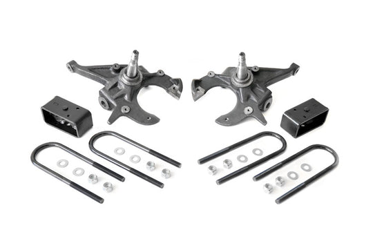 727 Lowering Kit - 2 Inch FR - 3 Inch RR - Chevy/GMC S10 Truck (82-03)/Sonoma (91-03) Rough Country Canada
