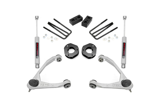 19831 3.5" Lift Kit - Forged UCA - Cast Steel - Chevy/GMC 1500 (07-16) Rough Country Canada