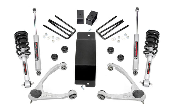 27731 3.5 Inch Lift Kit - UCA - N3 Struts - Chevy/GMC 1500 (07-13) Rough Country Canada