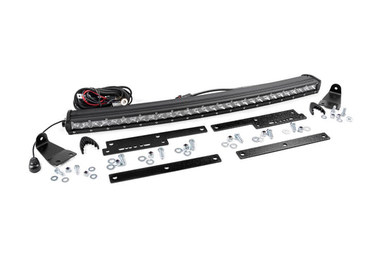70625 LED Light - Behind Grille Mount - 30" Chrome Single Row - Chevy/GMC 1500 (14-18) Rough Country Canada