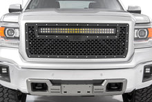 Load image into Gallery viewer, 70190BDA Mesh Grille - 30" Dual Row LED - Black - Amber DRL - GMC Sierra 1500 (14-15) Rough Country Canada