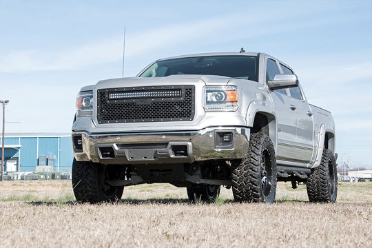 70190 Mesh Grille - 30" Dual Row LED - Black - GMC Sierra 1500 (14-15) Rough Country Canada