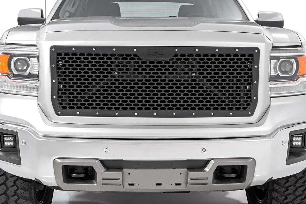 70188 Mesh Grille - GMC Sierra 1500 2WD/4WD (2014-2015) Rough Country Canada