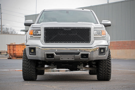 70188 Mesh Grille - GMC Sierra 1500 2WD/4WD (2014-2015) Rough Country Canada