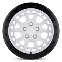 Charger l'image dans la galerie, 1570GRV155100W72 - Black Rhino Gravel Beadlock 15X7 5X100  15mm Gloss White W/ Black Ring &amp; Bolts - Black Rhino Wheels Canada