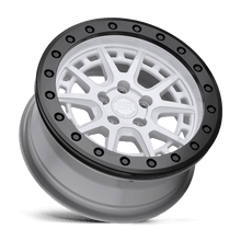 Charger l'image dans la galerie, 1570GRV155100W72 - Black Rhino Gravel Beadlock 15X7 5X100  15mm Gloss White W/ Black Ring &amp; Bolts - Black Rhino Wheels Canada
