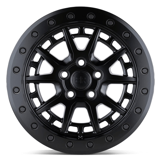 1570GRV155100M72 - Black Rhino Gravel Beadlock 15X7 5X100  15mm Matte Black - Black Rhino Wheels Canada