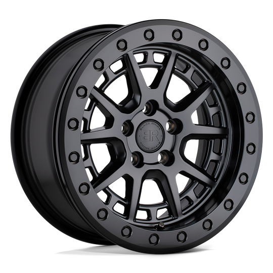 1570GRV155100M72 - Black Rhino Gravel Beadlock 15X7 5X100  15mm Matte Black - Black Rhino Wheels Canada