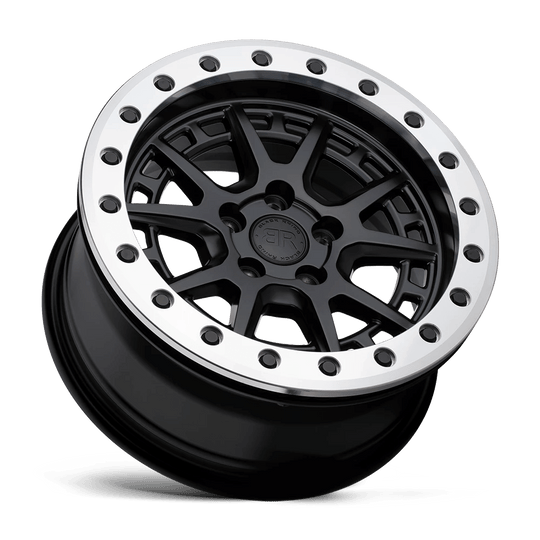 1570GRV155100F72 - Black Rhino Gravel Beadlock 15X7 5X100  15mm Matte Black W/ Machined Ring - Black Rhino Wheels Canada