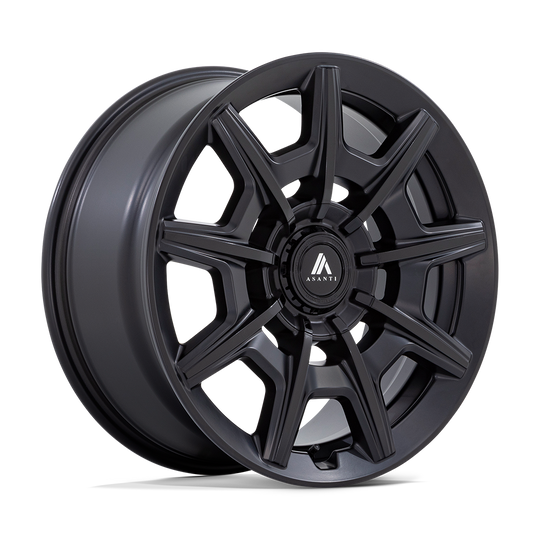 AB041MB22902015 - Asanti ABL-41 Esquire 22X9 5X115 / 5X120.65 15mm Satin Black With Gloss Black Face - Asanti Wheels Canada