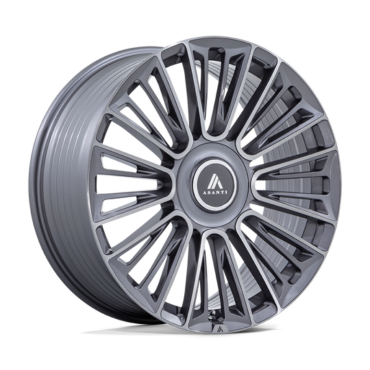 AB049AR22956A30 - Asanti AB049 Premier 22X9.5 6X132 / 6X120.65 30mm Anthracite Brushed - Asanti Wheels Canada