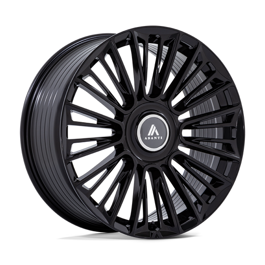 AB049BX22955920 - Asanti AB049 Premier 22X9.5 5X112 / 5X120.65 20mm Gloss Black - Asanti Wheels Canada
