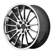 Charger l'image dans la galerie, AVS5-22901235TB - Adventus AVS-5 22X9 5X114.3 35mm Gloss Black Machined with SS Lip - Adventus Wheels Canada