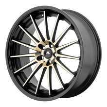 Charger l'image dans la galerie, AVS5-20104544TB - Adventus AVS-5 20X10 5X108 44mm Machined Face with Titanium Clear Satin Black Lip - Adventus Wheels Canada
