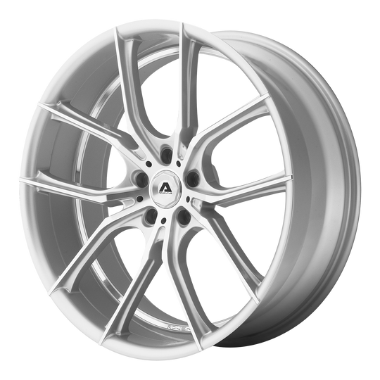 AVX6-20101240SL - Adventus AVX-6 20X10 5X114.3 40mm Silver Machined - Adventus Wheels Canada