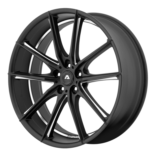 AVX10-20851515MB - Adventus AVX-10 20X8.5 5X115 15mm Matte Black Milled - Adventus Wheels Canada