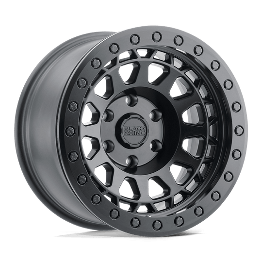 1785PRM-85127M71 - Black Rhino Primm Beadlock 17X8.5 5X127 -38 mm Matte Black W/ Brass Bolts - Black Rhino Wheels Canada