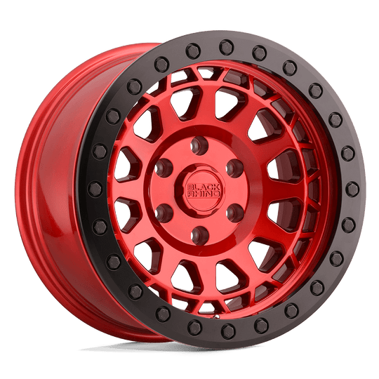 1785PRM-06140R12 - Black Rhino Primm Beadlock 17X8.5 6X139.7 -30 mm Candy Red W/ Black Bolts - Black Rhino Wheels Canada