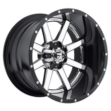 Load image into Gallery viewer, D26022829245 - Fuel Off-Road D260 Maverick 22X8.25 8X200 ET -227mm Chrome with Gloss Black Lip - Fuel Off-Road Wheels Canada