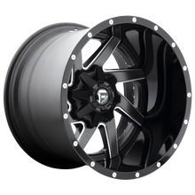 Charger l'image dans la galerie, D265242017-43R - Fuel Off-Road D265 Renegade 24X12 8X170 ET -43mm Matte Black Milled - Fuel Off-Road Wheels Canada