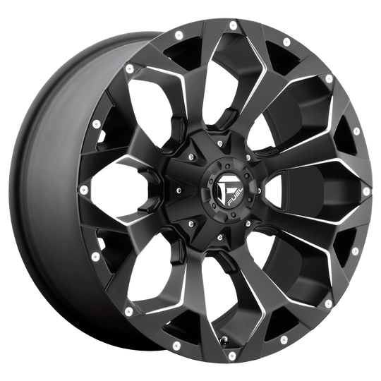 D5461470A644 - Fuel Off-Road D546 Assault 14X7 4X137 13mm Matte Black Milled - Fuel Off-Road Wheels Canada