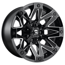 Charger l'image dans la galerie, D55520902750E - Fuel Off-Road D555 Ambush 20X9 6X139.7 ET 1mm Gloss Black Milled - Fuel Off-Road Wheels Canada