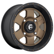 Load image into Gallery viewer, D6171570A644 - Fuel Off-Road D617 Podium 15X7 4X137 13mm Matte Bronze Black Bead Ring - Fuel Off-Road Wheels Canada