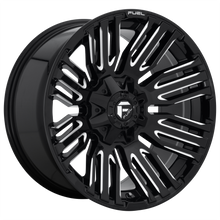 Load image into Gallery viewer, D64920901850 - Fuel Off-Road D649 Schism 20X9 8X180 1mm Gloss Black Milled - Fuel Off-Road Wheels Canada