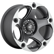 Charger l'image dans la galerie, D68417907550 - Fuel Off-Road D684 Menace 17X9 5X127 1mm Matte Gun Metal Machined - Fuel Off-Road Wheels Canada