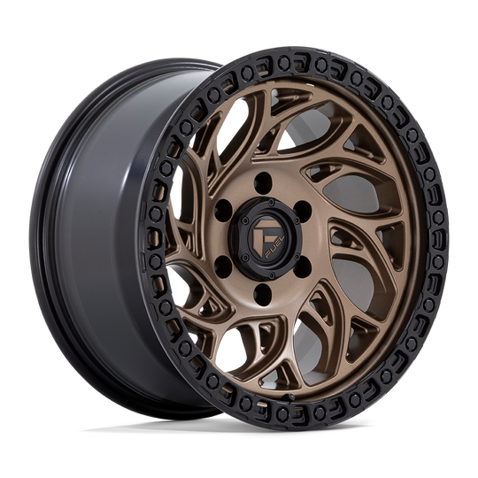 D84115808337 - Fuel Off-Road D841 Runner 15X8 6X139.7 -19 mm Bronze With Black Ring - Fuel Off-Road Wheels Canada