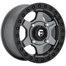 Charger l'image dans la galerie, D9151570A660 - Fuel Off-Road D915 Gatling Beadlock 15X7 4X137 55mm Matte Gun Metal - Fuel Off-Road Wheels Canada