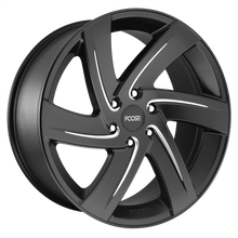 Charger l'image dans la galerie, F167229577+25 - Foose F167 Bodine 22X9.5 6X139.7  25mm Matte Black Milled - Foose Wheels Canada