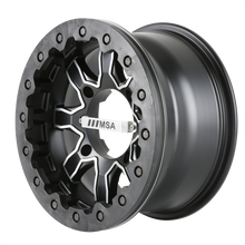 Load image into Gallery viewer, F1-04710 - MSA F1 R-Forged 14X7 4X110  0mm Machined Satin Black - MSA Wheels Canada