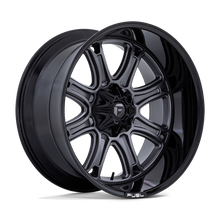 Load image into Gallery viewer, FC853AB22906701 - Fuel Offroad Darkstar 22X9 6X135 6X139.7 1mm Matte Gunmetal With Black Lip - Fuel Offroad Wheels Canada