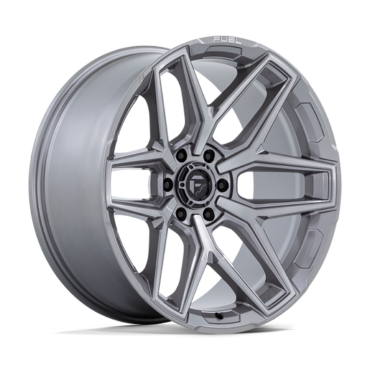 FC854AX18906301 - Fuel Off-Road Flux 18X9 6X135 1mm Platinum - Fuel Off-Road Wheels Canada