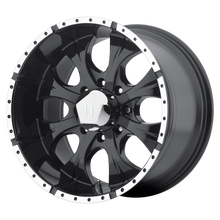 Load image into Gallery viewer, HE7916860300 - Helo HE791 Maxx 16X8 6X139.7  0mm Gloss Black Machined - Helo Wheels Canada