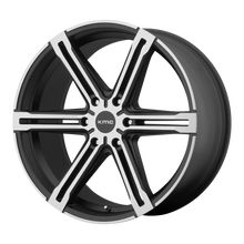 Load image into Gallery viewer, KM68622968715 - KMC KM686 Faction 22X9.5 6X139.7  15mm Satin Black With Machined Face And Register - KMC Wheels Canada