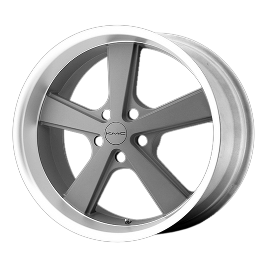 KM70121034418 - KMC KM701 Nova 20X10 5X120.65  18mm Mag Gray Machined - KMC Wheels Canada