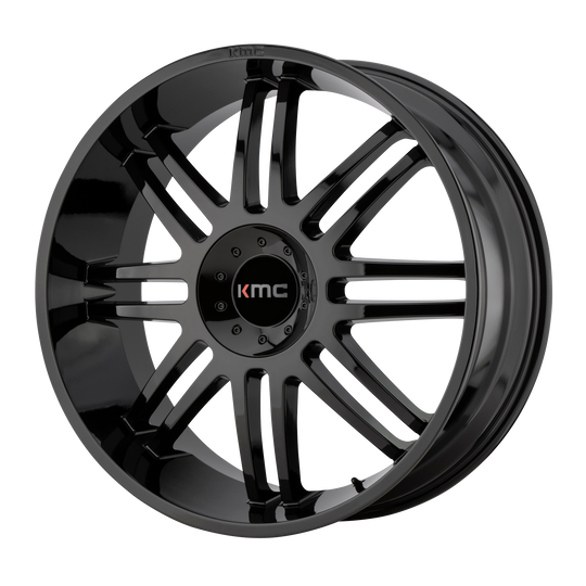 KM71429017330 - KMC KM714 Regulator 20X9 5X114.3 5X120 30mm Gloss Black - KMC Wheels Canada