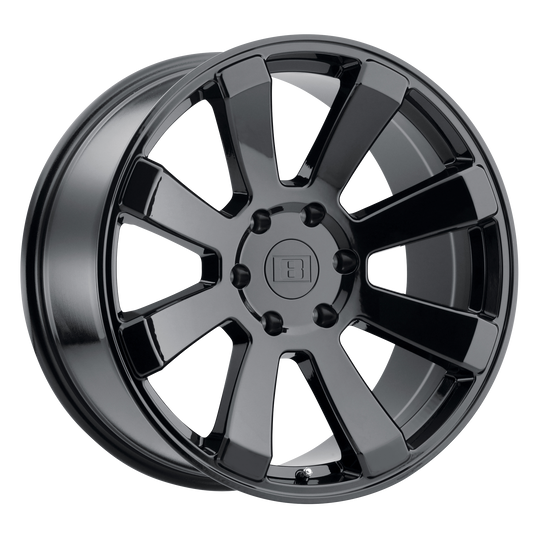 1890ENF096120B67 - Level 8 Enforcer 18X9 6X120  9mm Gloss Black - Level 8 Wheels Canada