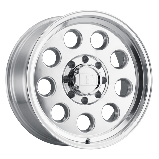 1560HLR005114P83 - Level 8 Hauler 15X6 5X114.3  0mm Polished - Level 8 Wheels Canada