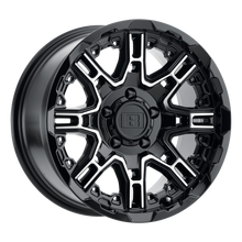 Load image into Gallery viewer, 2010LST-38165B25 - Level 8 Slingshot 20X10 8X165.1 -23 mm Gloss Black W/ Machined Face - Level 8 Wheels Canada