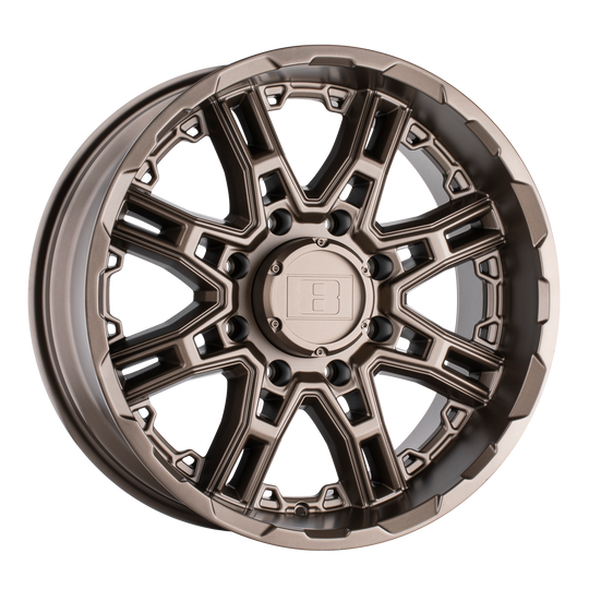 1785LST-05140Z08 - Level 8 Slingshot 17X8.5 5X139.7 -10 mm Matte Bronze - Level 8 Wheels Canada